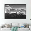 Monochrome Rocky Mountains Wall Art