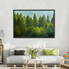 Lush Green Pine Trees Wall Art