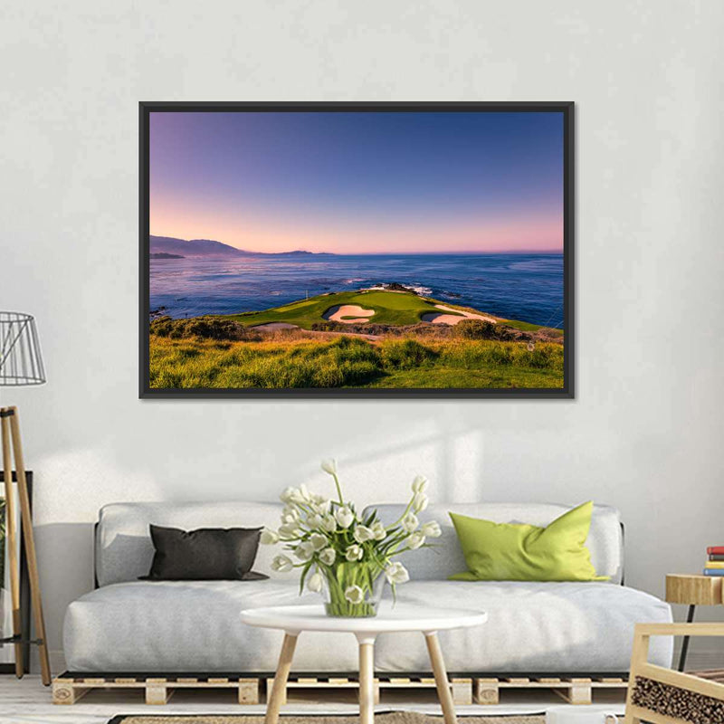 Pebble Beach Blue Sky Wall Art