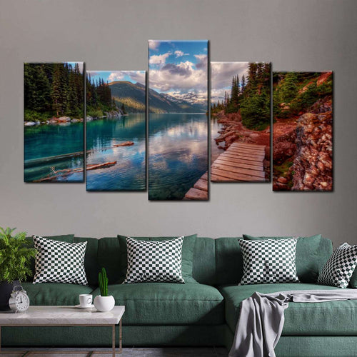 Lake Walkway Wall Art