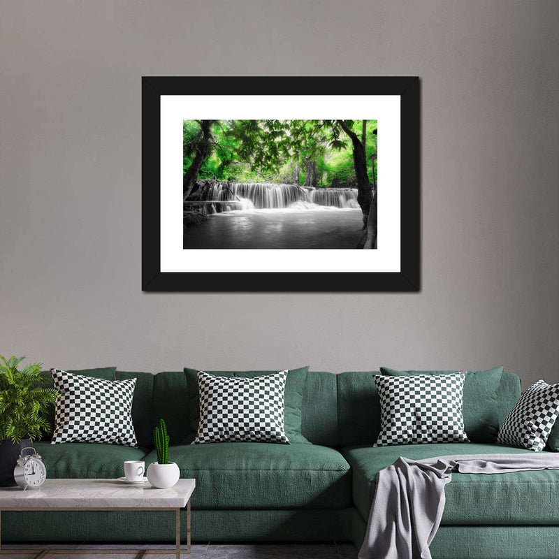 Pop Tropical Waterfall Wall Art