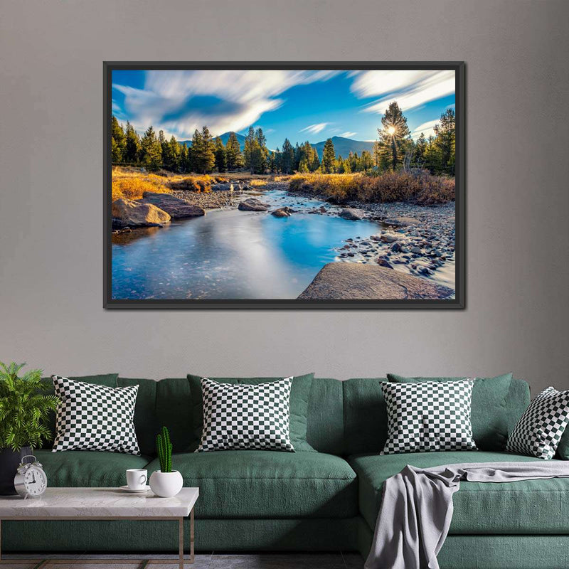 Yosemite River Stream Wall Art