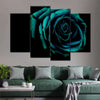 Green Flower Wall Art