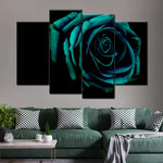 Green Flower Wall Art