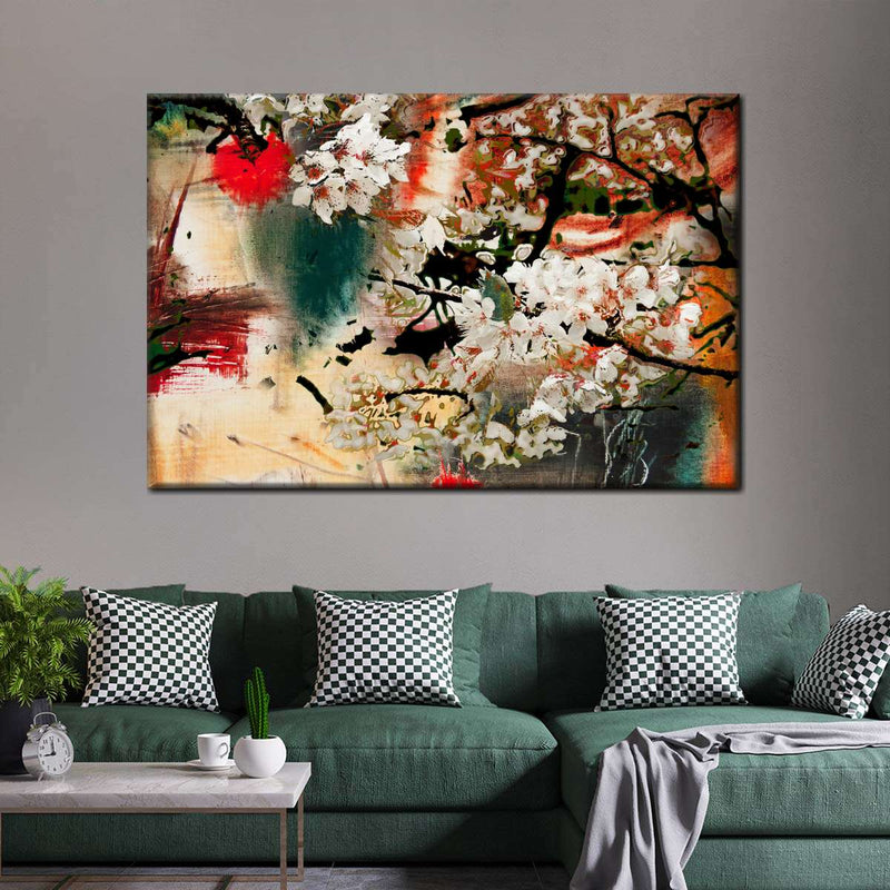 Japanese Flower Wall Art