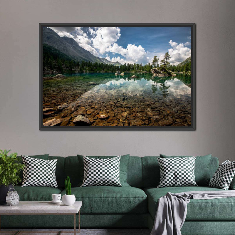 Tranquil Lake Landscape Wall Art
