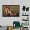 Safari Cheetah Family Wall Art