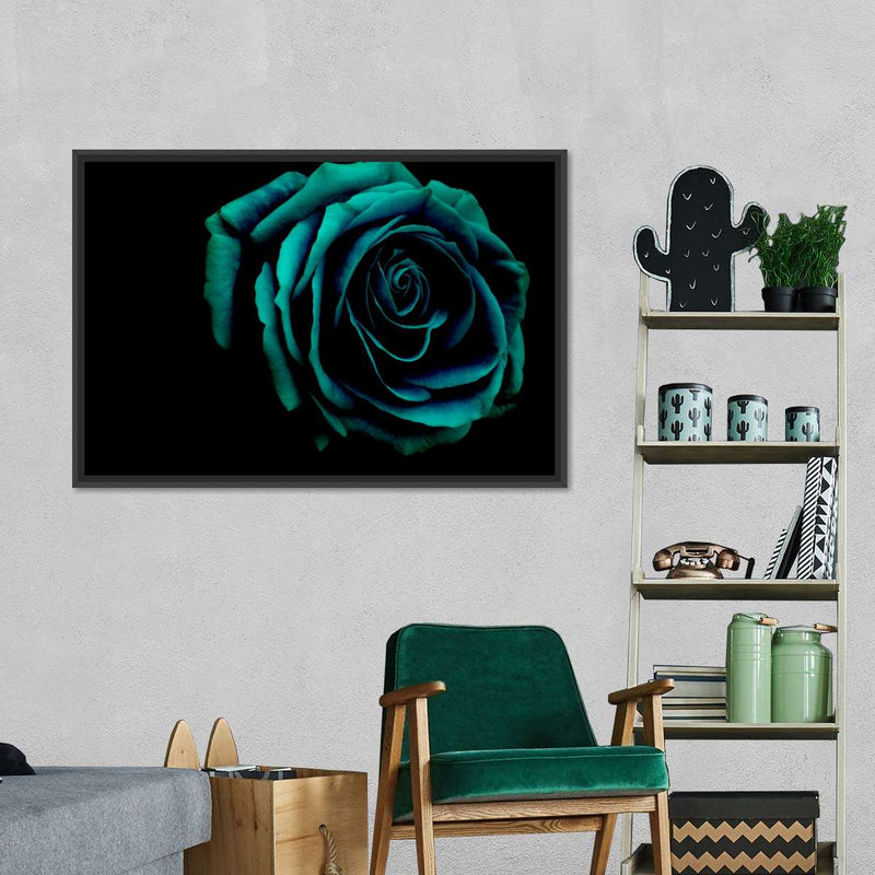 Green Flower Wall Art