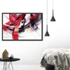 Red Motion Abstract Wall Art