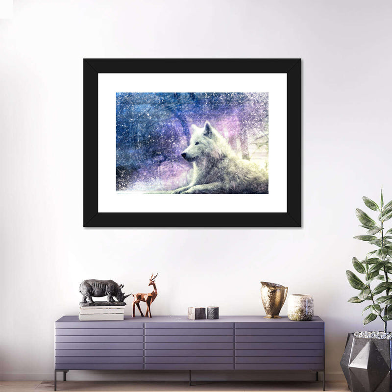 White Wolf Wall Art
