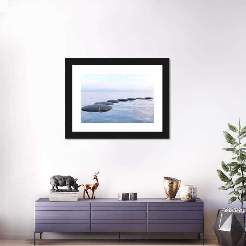 Water Zen Stones Wall Art