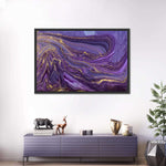 Purple Abstract Wall Art