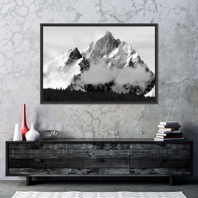 Snowcapped Grand Tetons Wall Art