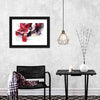 Red Motion Abstract Wall Art