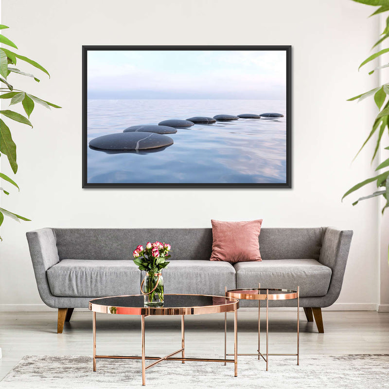 Water Zen Stones Wall Art