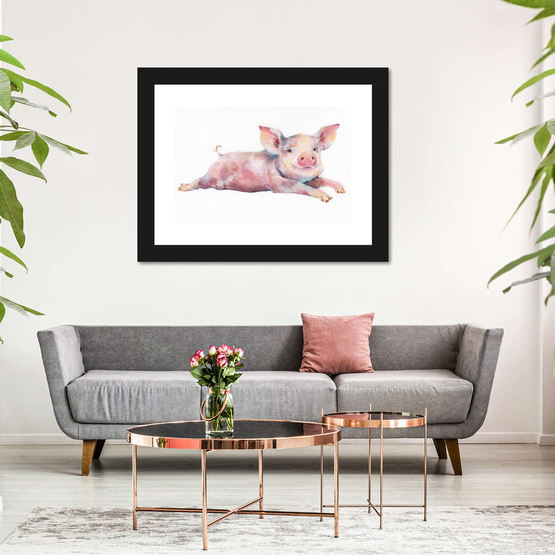 Precious Piglet Wall Art