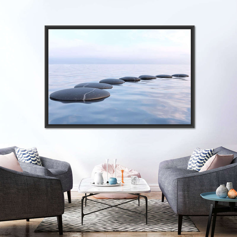 Water Zen Stones Wall Art