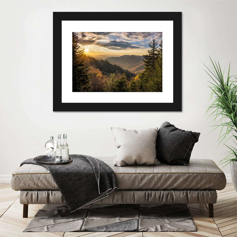 Sunrise In Smoky Mountains Wall Art
