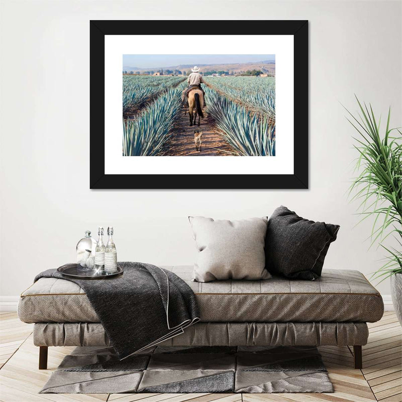 Inspecting Agave Plantation Wall Art