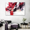 Red Motion Abstract Wall Art
