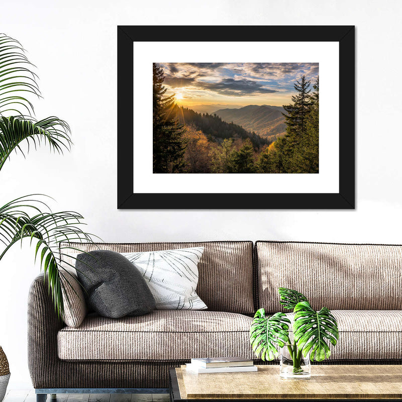 Sunrise In Smoky Mountains Wall Art