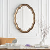 Holk Traditional Gold Wall Mirror