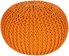 Harmannsdorf Bright Orange Pouf