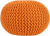 Harmannsdorf Bright Orange Pouf