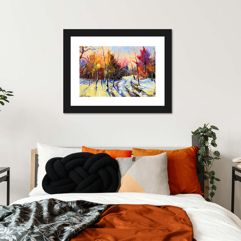 Snowy Forest Wall Art