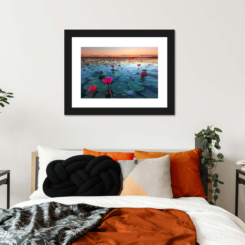 Lake Nong Harn Lotus Wall Art