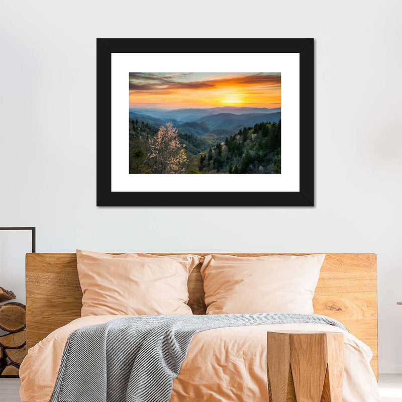 Great Smoky Mountains Sunrise Wall Art