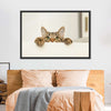 Peeking Young Cat Wall Art