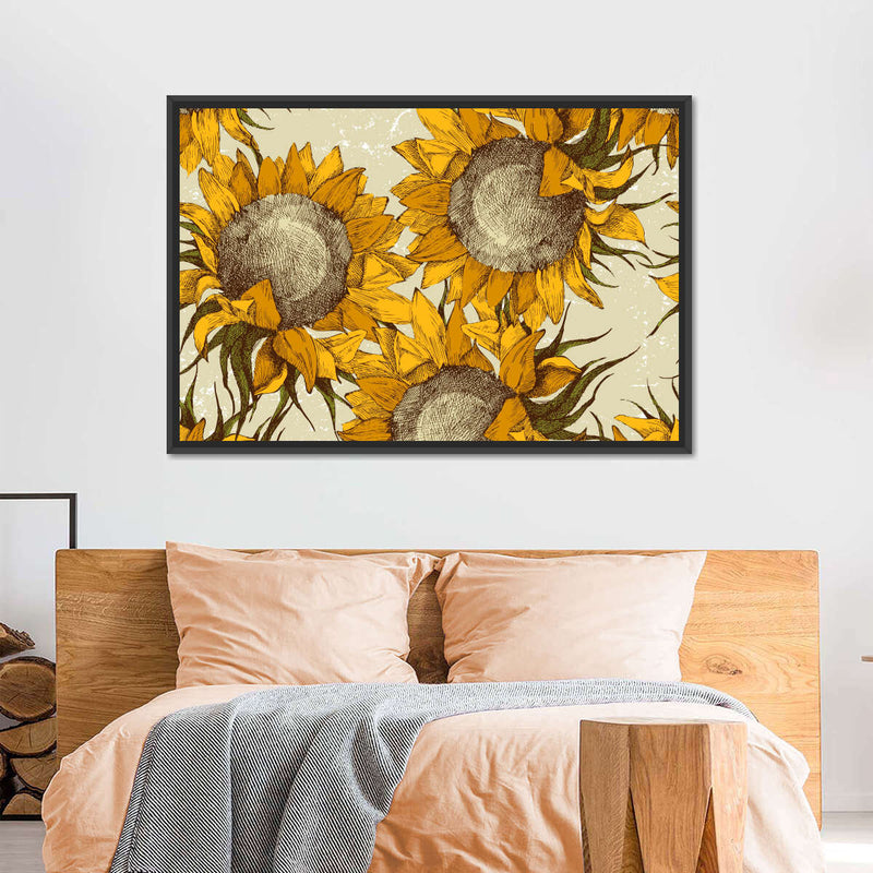 Yellow Sunflowers Wall Art