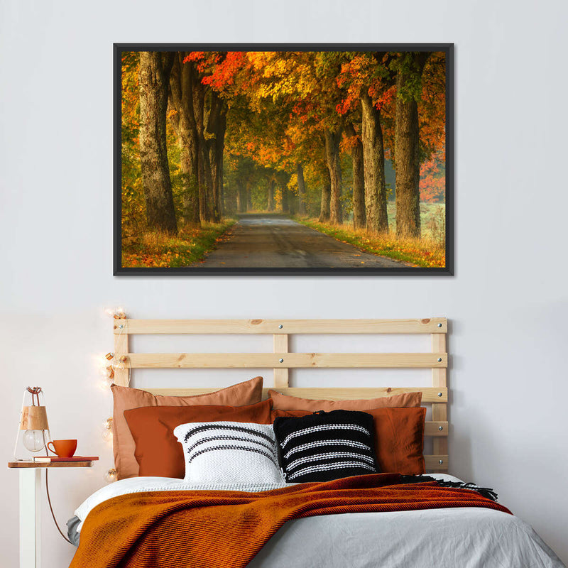 Polish Autumn Road Wall Art