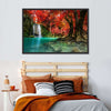 Red Waterfall Wall Art