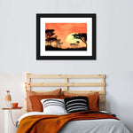 Sunrise In Africa Wall Art