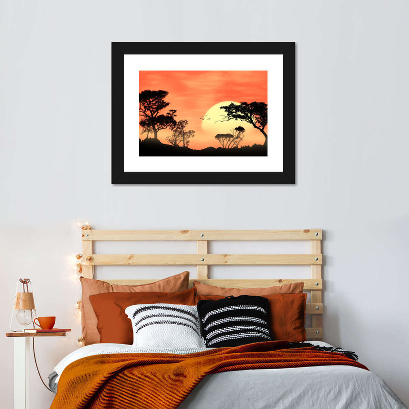 Sunrise In Africa Wall Art