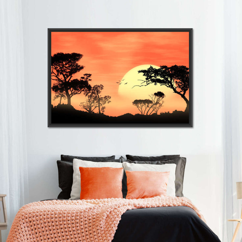 Sunrise In Africa Wall Art