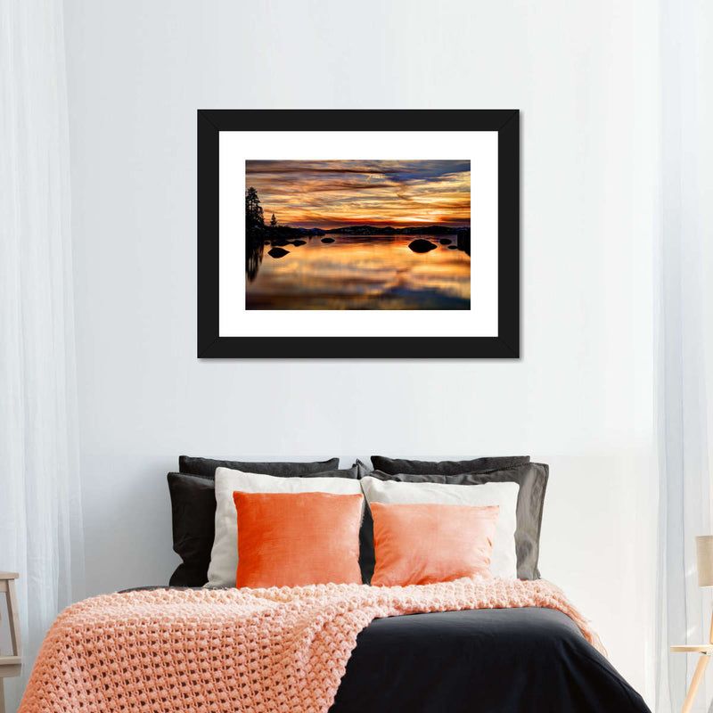 Lake Tahoe Granite Boulders Wall Art