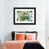Wild Monstera Leaves Wall Art
