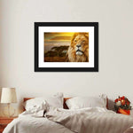Lion In African Safari Wall Art