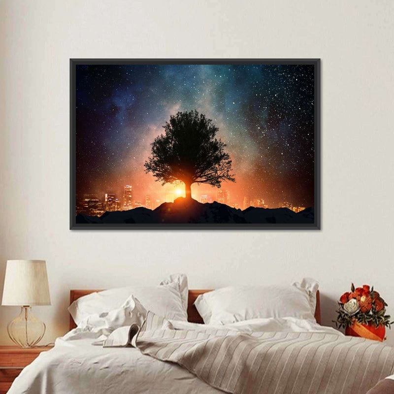 Starry Tree Wall Art