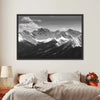 Monochrome Rocky Mountains Wall Art