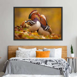 Loving Mandarin Ducks Wall Art