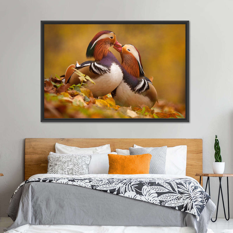 Loving Mandarin Ducks Wall Art