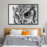 Staring Owl Wall Art