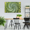 Spiral Succulent Wall Art