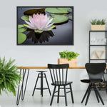 Pinkish White Lotus Wall Art