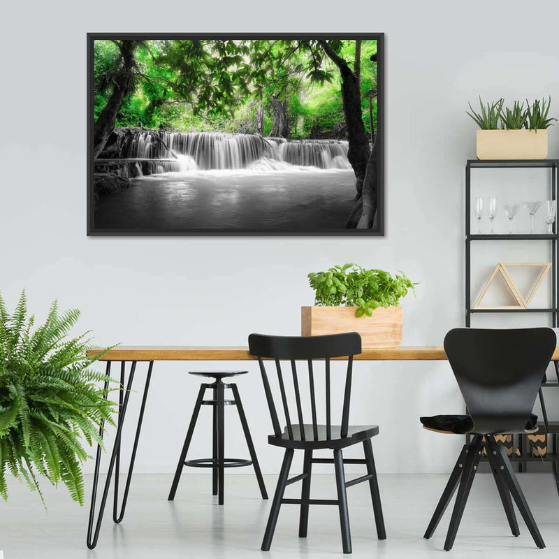 Pop Tropical Waterfall Wall Art