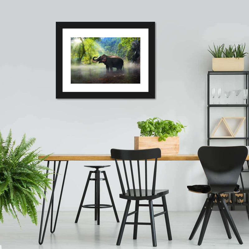 Wild Elephant Wall Art